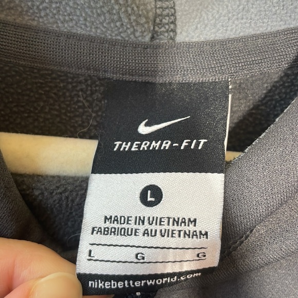 NIKE Therma-Fit Woman’s OSU Beavers Grey Hoodie sz L - Picture 4 of 4